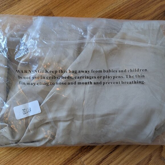 NEW Birdy Grey Catherine Matte Satin Dress in Neutral Champagne (Size Medium) - Picture 6 of 6